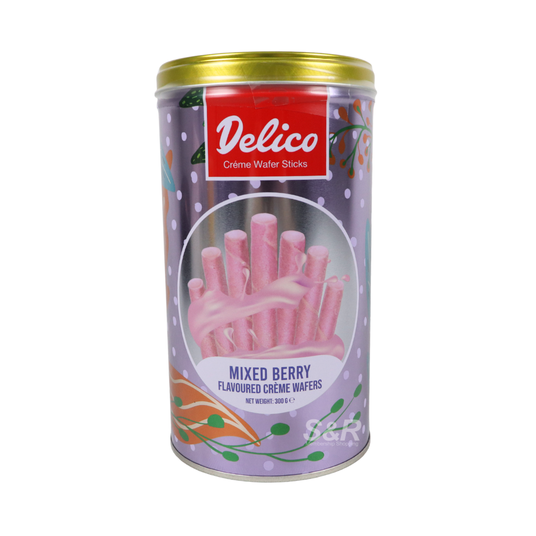 Delico Mixed Berry Creme Wafers 300g